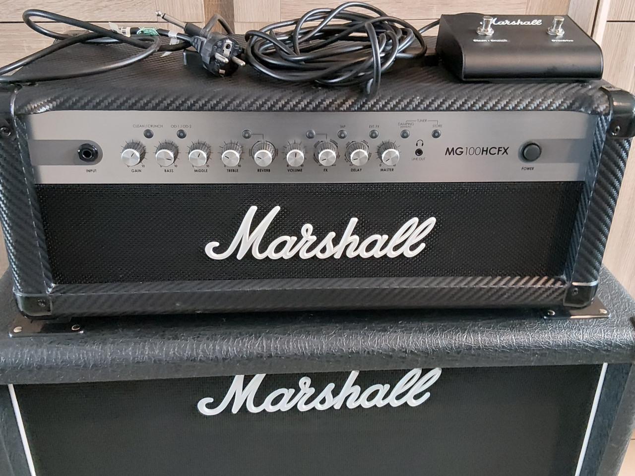 Complete Marshall MG100HCFX versterker