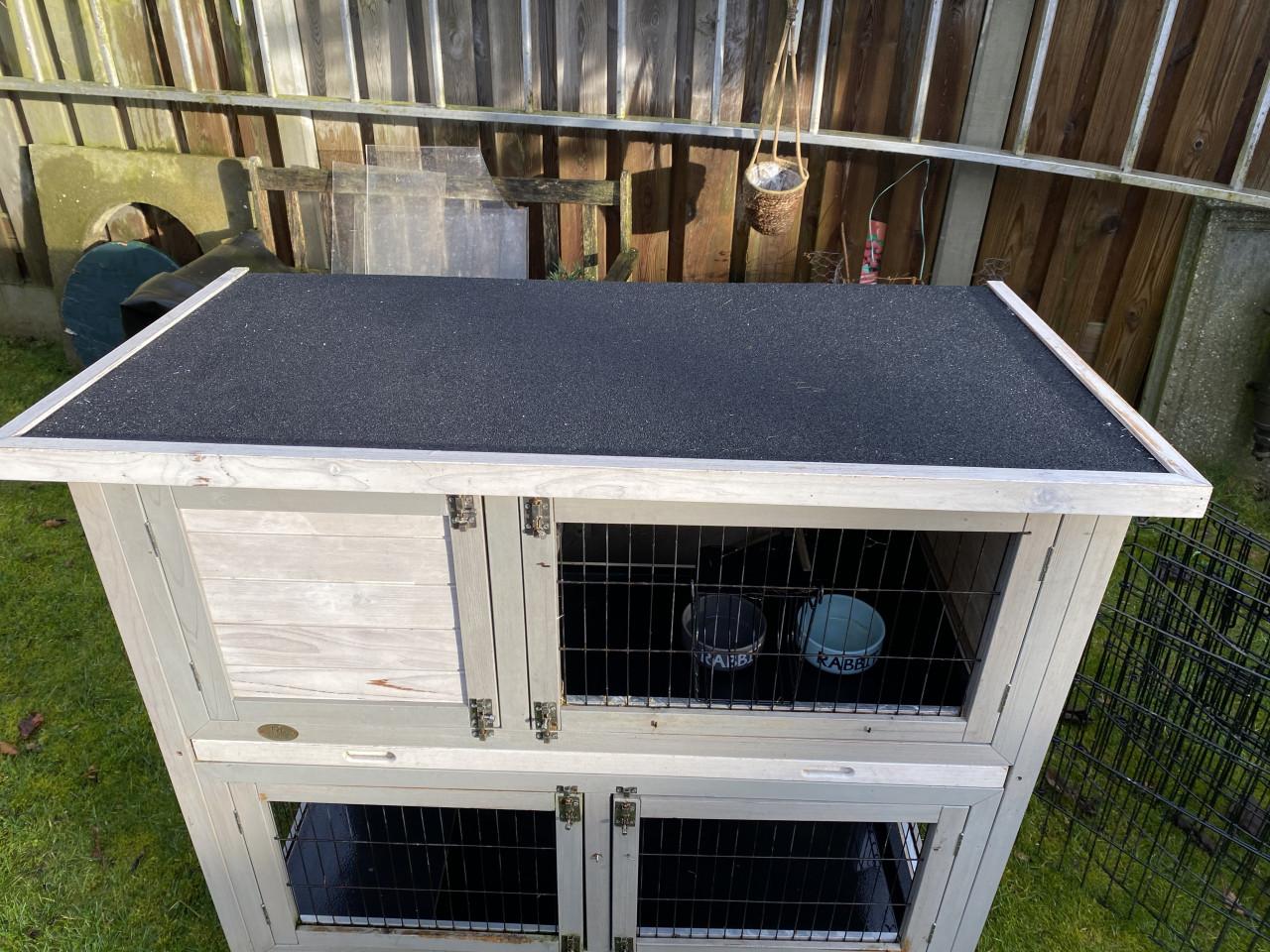 Konijnenhok hout