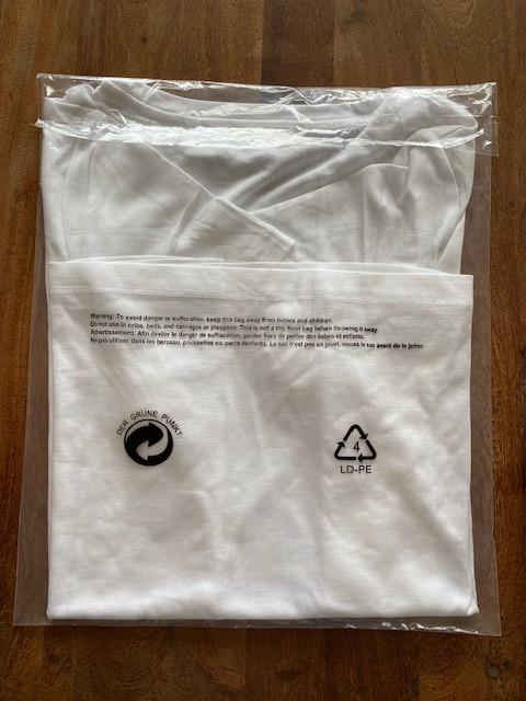 Nieuw | Zusss t-shirt met ronde hals wit | maat S