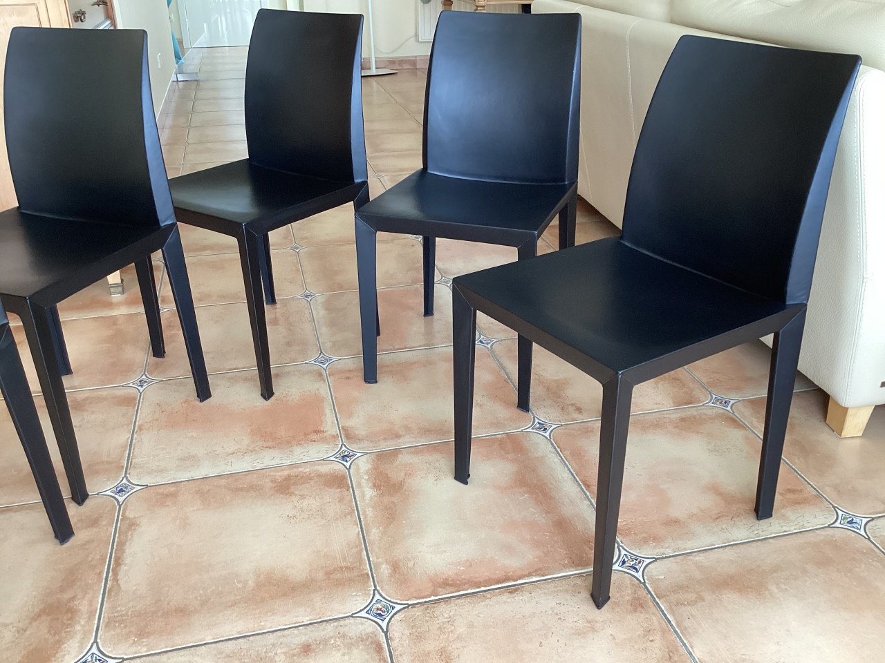 Prachtige exclusieve Poltrona Frau stoelen 6 stuks