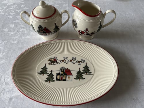 Wedgwood Windsor Christmas kerst servies.