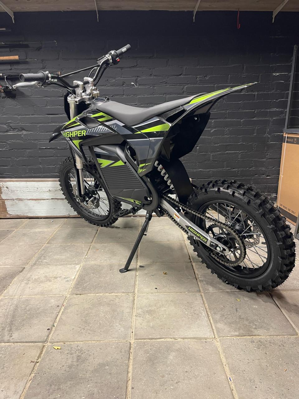 Elektrische crosser 72 volt 5000 watt