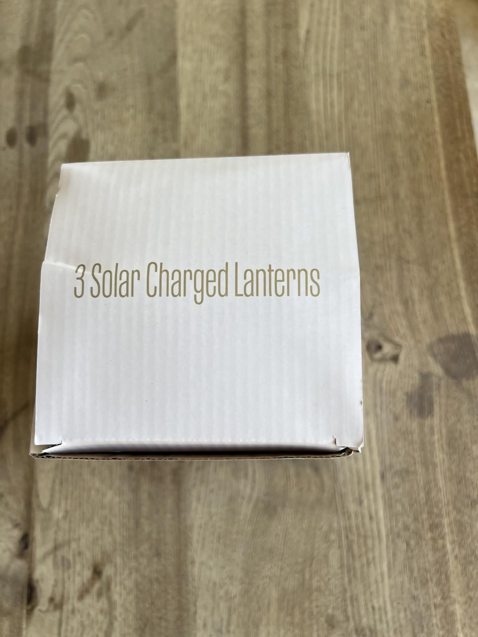 Solar lampjes, nieuw, 3 stuks