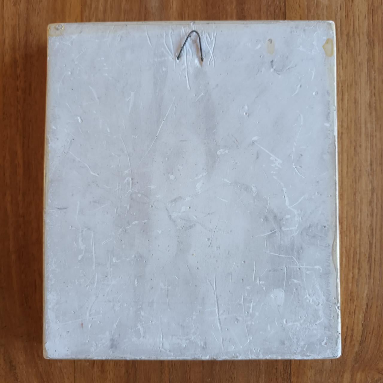 Tegel in reliëf Nieuwe Kerk en Lange Jan Middelburg