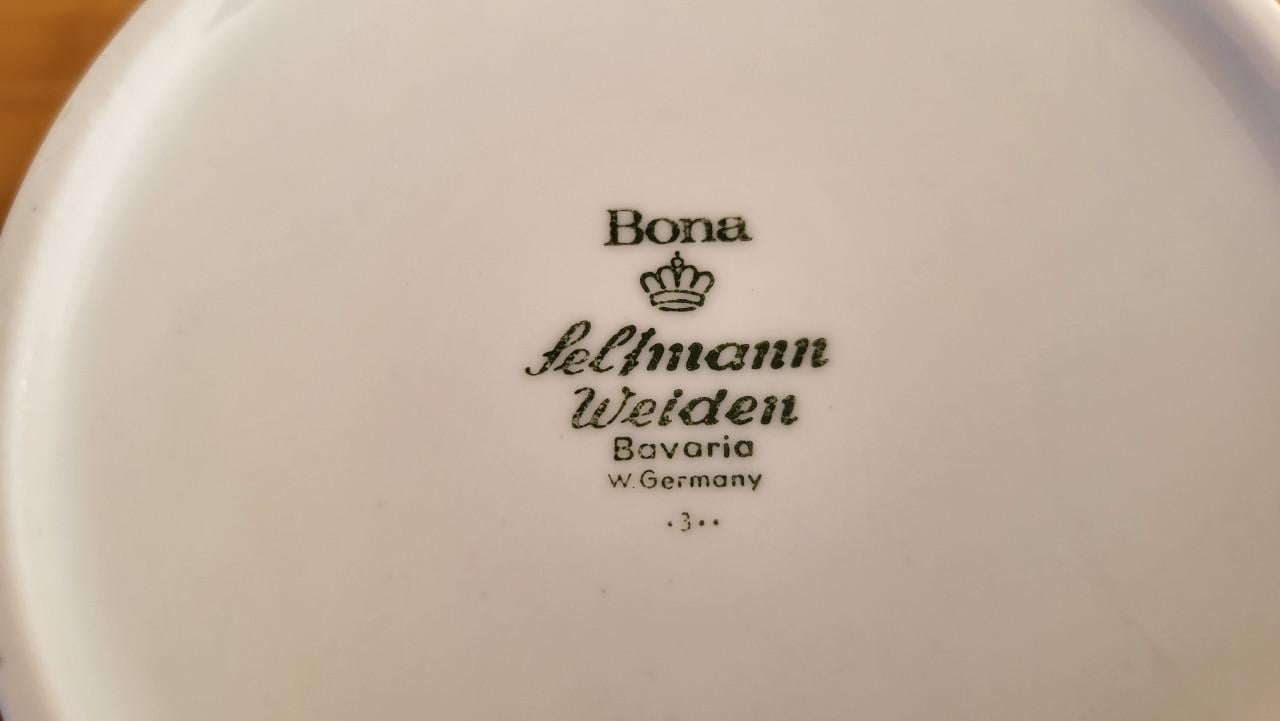 Porseleinen pot met deksel Seltmann Weiden Bavaria W. Germany voor Bona