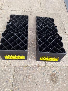 Milenco Triple 3 oprijblokken.