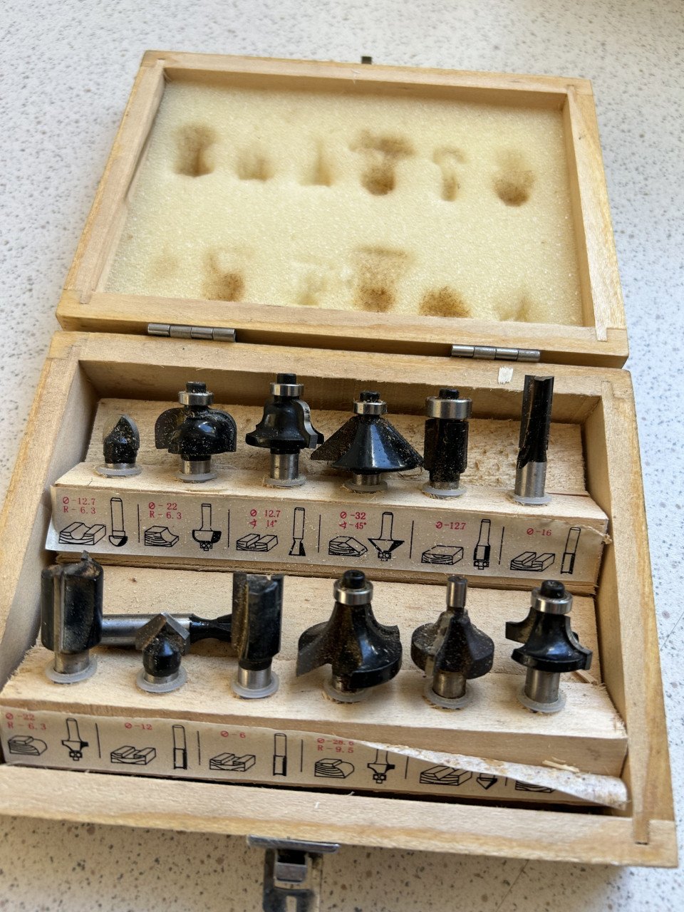 Bovenfrees machine