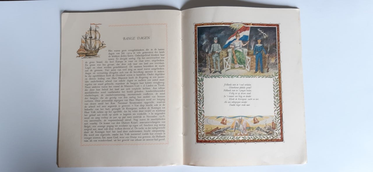 Koningin Wilhelmina schrift 1938