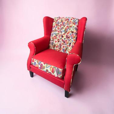Nieuw gestoffeerde fauteuil
