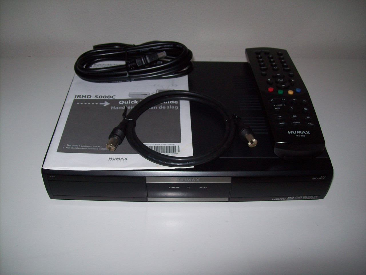 HUMAX 5000c FULL HD DECODER COMPLEET 15 €