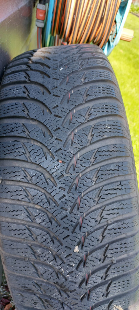 Winterbanden op stalen velg