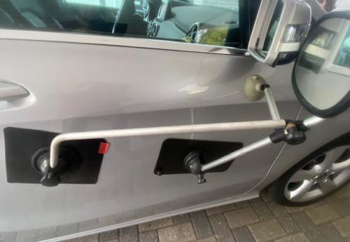 Caravanspiegels met magneetplaten