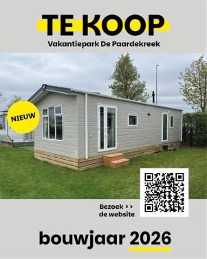 Chalet Te koop op de Paardekreek Kortgene(Bouwjaar 2026)