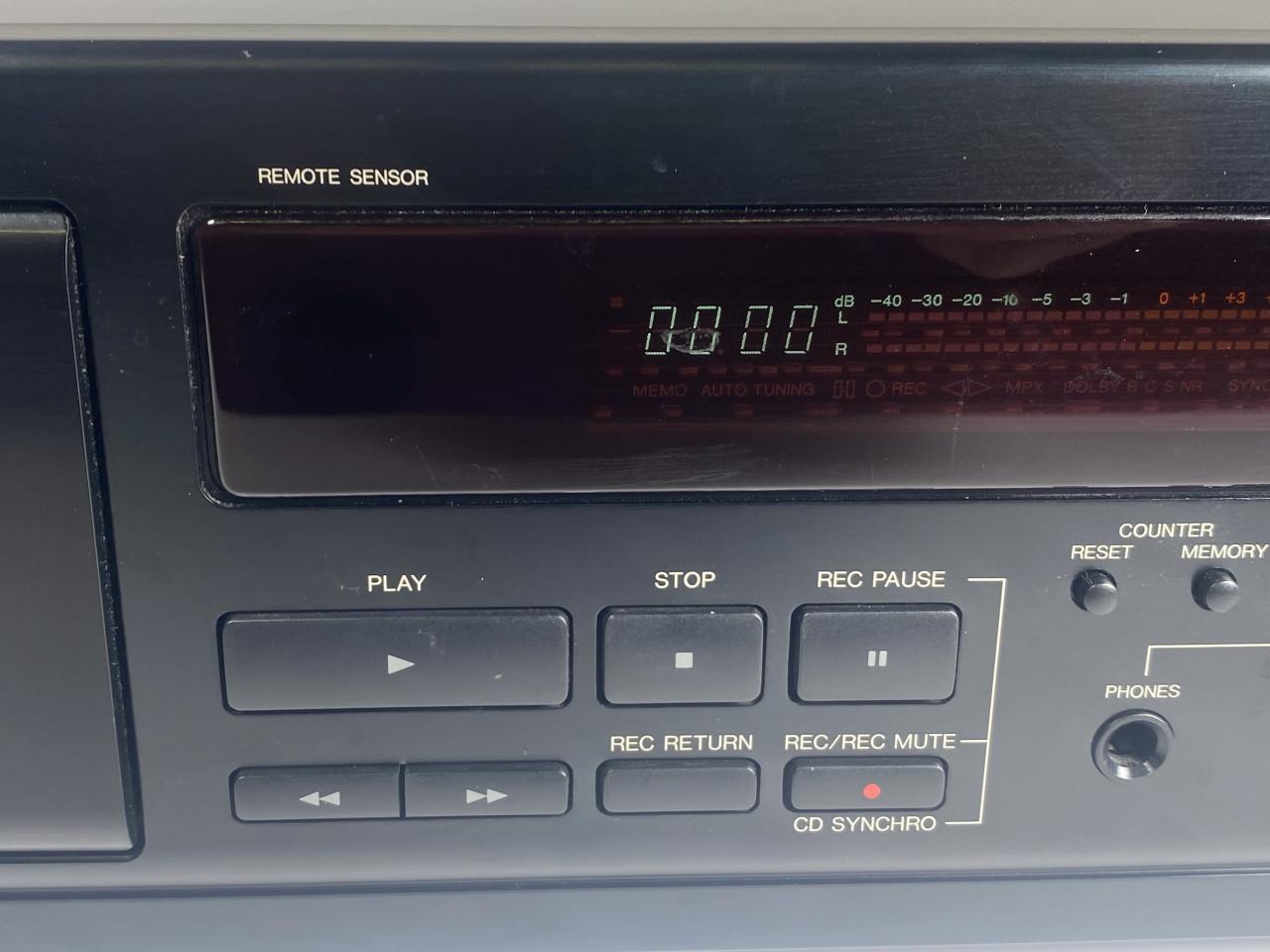 DENON DRM-550 cassette-deck (Dolby B-C/HX-pro)