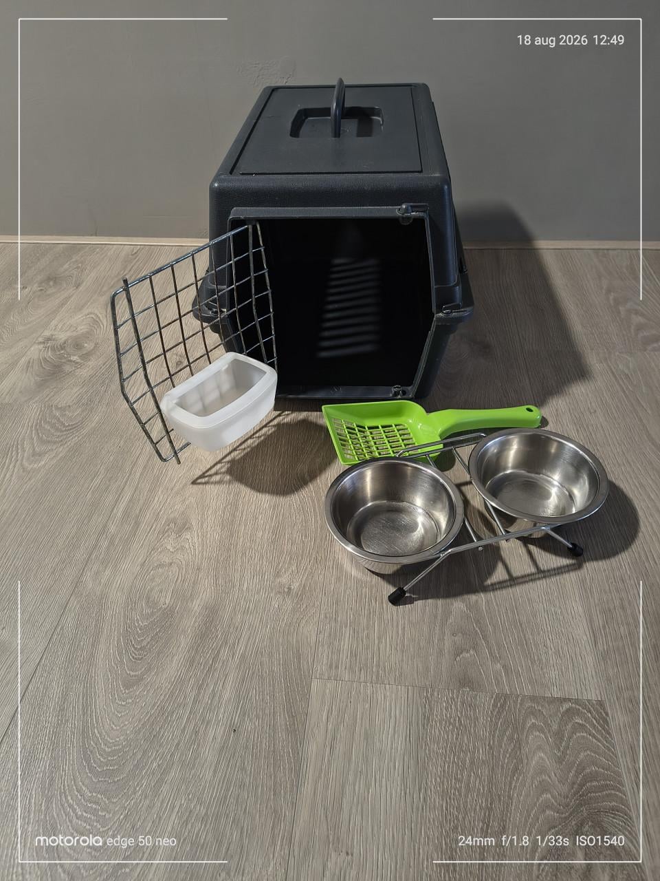 Reiskoffer poes/klein hondje