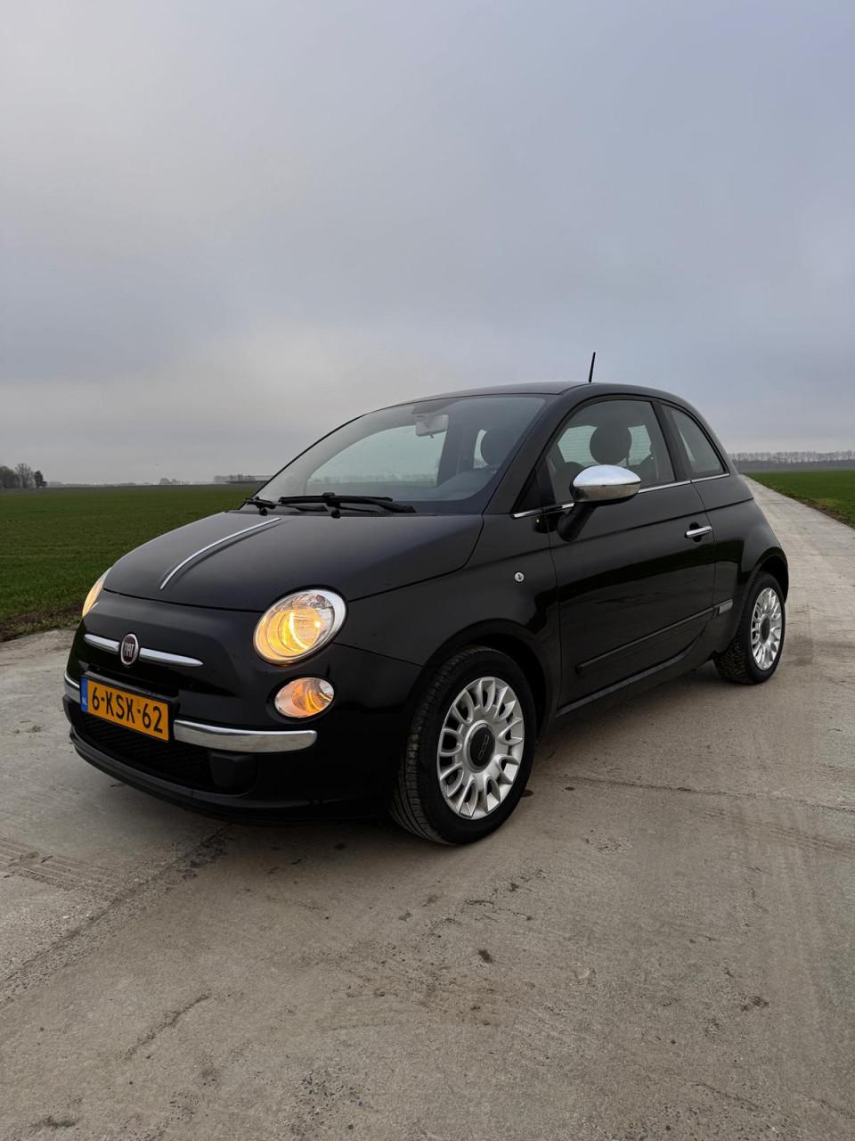 Fiat 500 0.9 85pk Twinair Turbo 2013 Zwart
