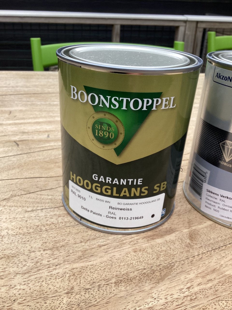 Boonstoppel SB hoogglans ral 9010