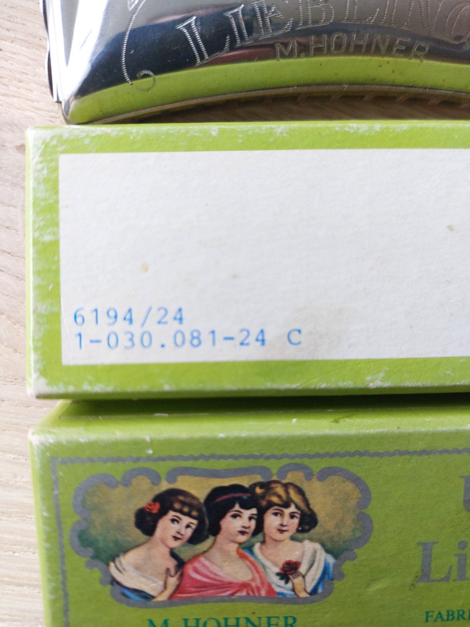 Hohner Unsere Lieblinge 24 C mondharmonica