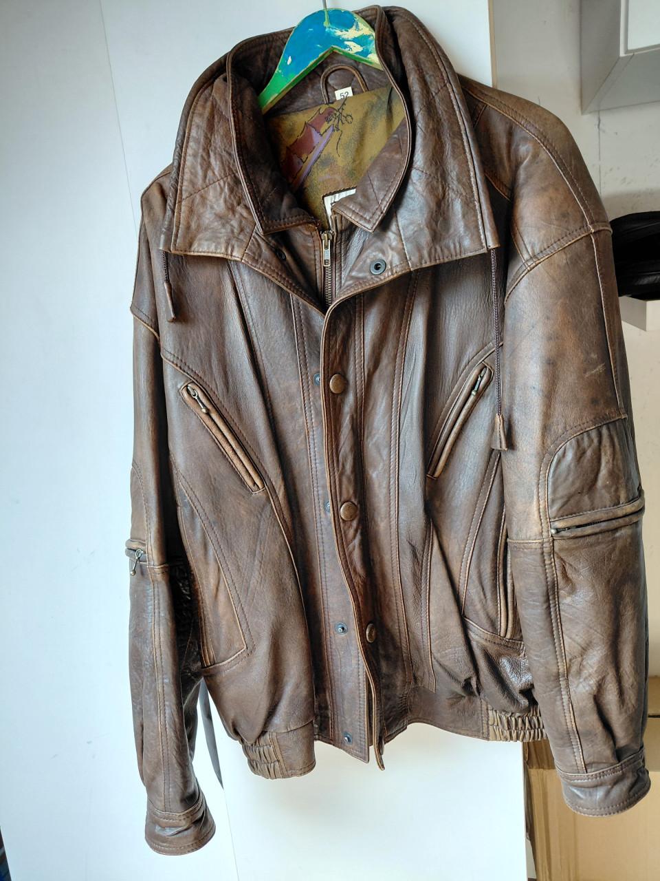 Leren jas mt54