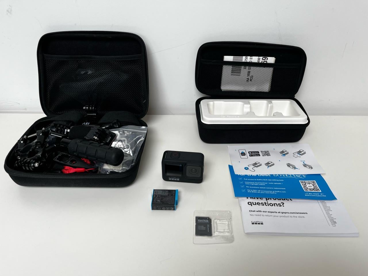 GoPro 9. hero camera met accessoire set