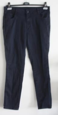 Donkerblauwe broek met panterprint maat w46-l30