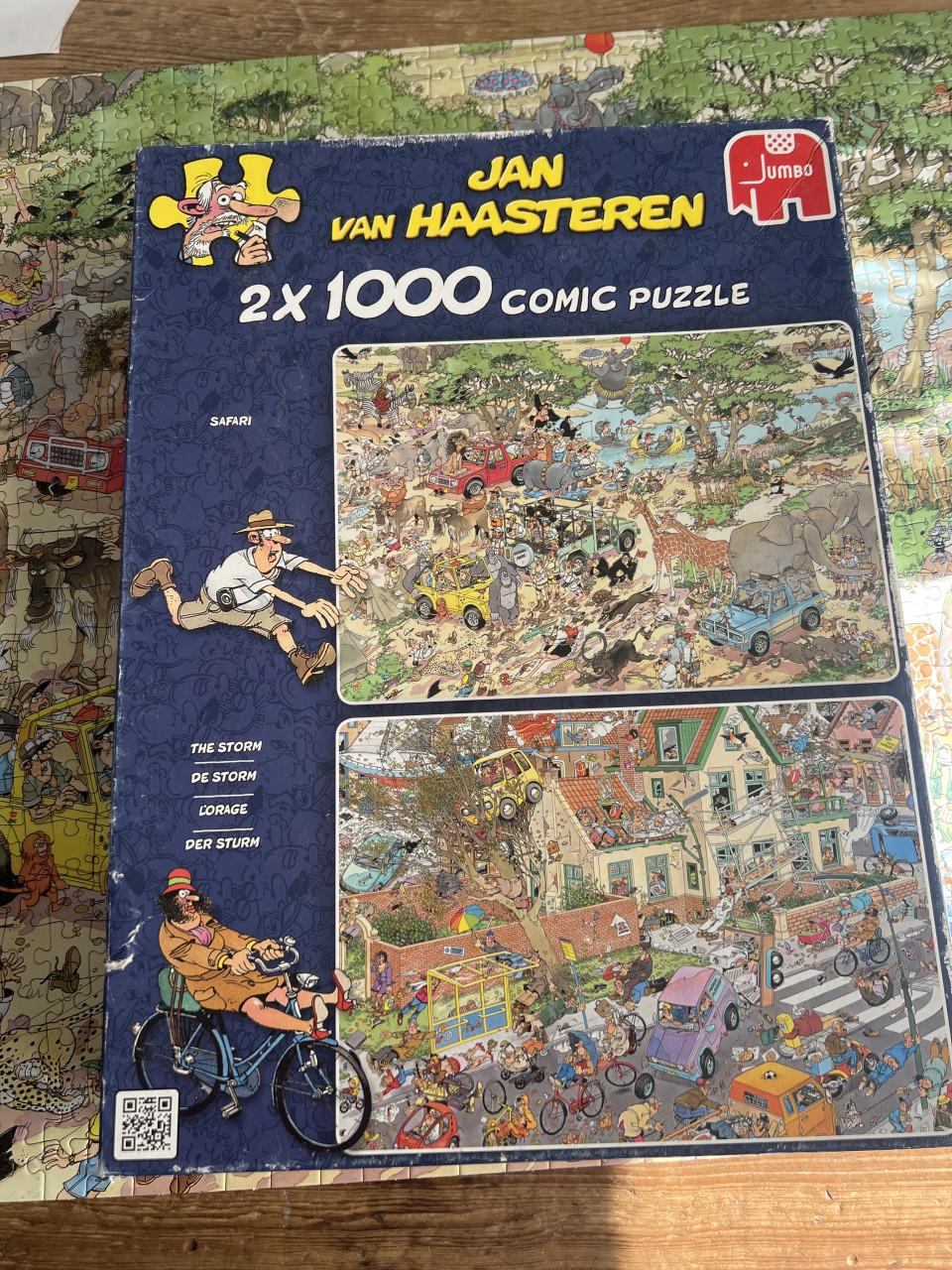 Van Haasteren puzzel 2x 1000 stuks