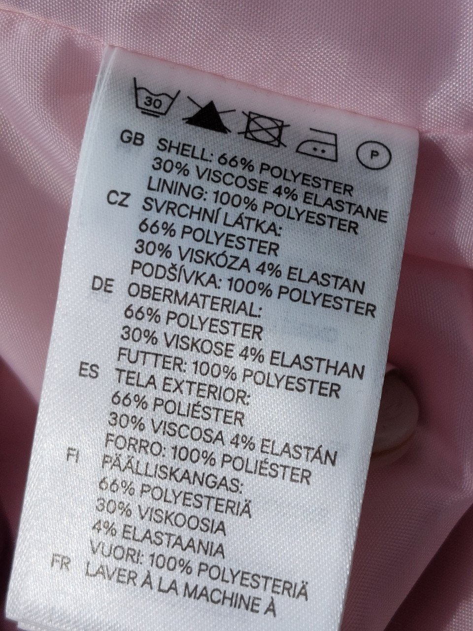 Nieuwe zandkleurige damesblazer H&M mt 42