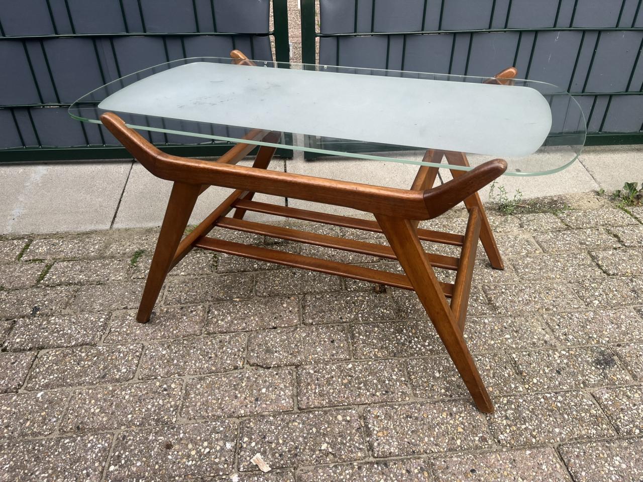 Vintage Mid-Century Teakhouten Salontafel