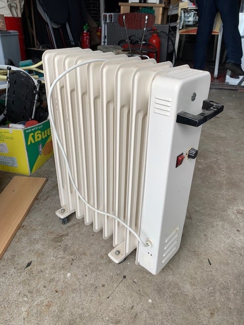 Verrijdbare radiator