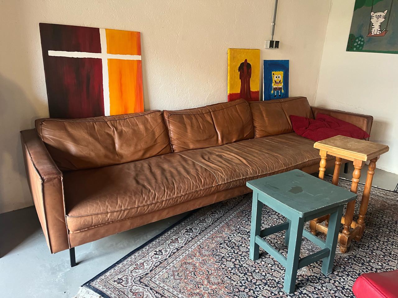 Bank met loveseat
