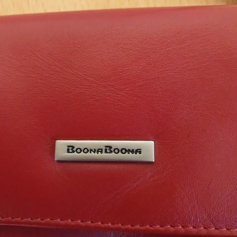 Schoudertas rood leer