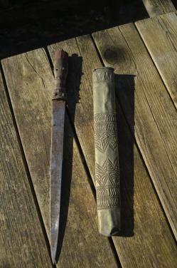 Oud mes / dolk matige staat