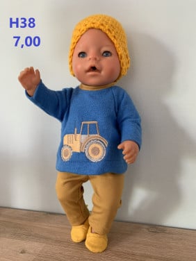 Baby born / babyborn set  . Opbrengst KiKa. Poppenkleertjes.