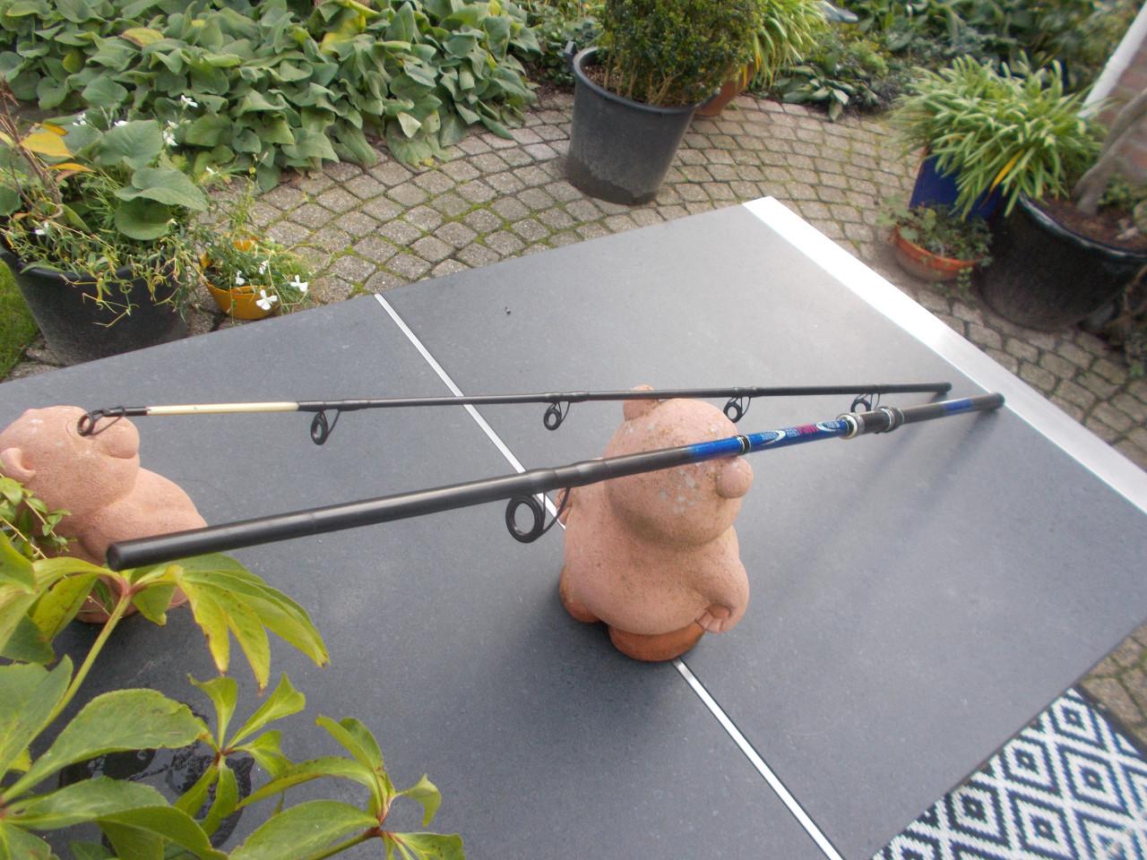 Tweedelige carbon boothengel "ARCA SEAPATROL",lengte 240 cm , w.g. 300 gram