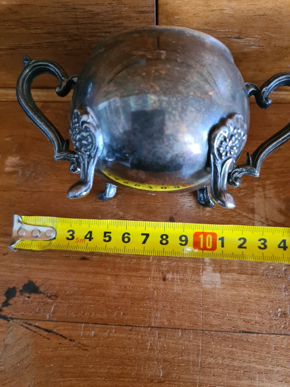 Vintage suikerpot van Leonard Silver