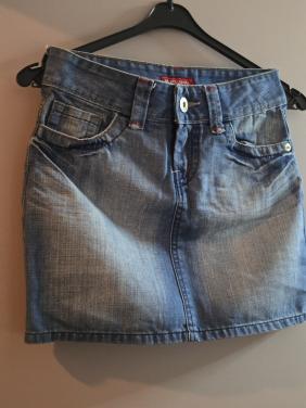 Denim rokje Vingino maat 14 / 164 Lengte 38 cm