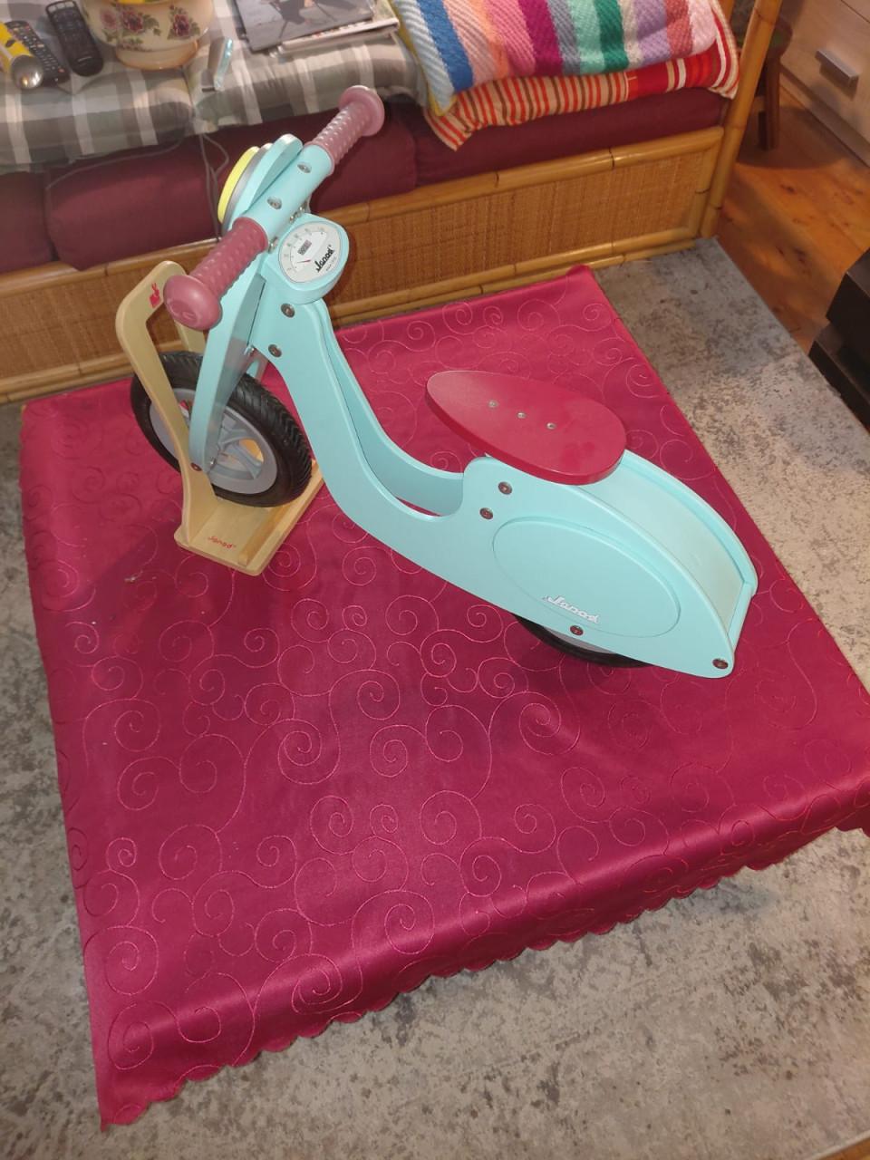 Nieuwe Janod Loopfiets Scooter Mintgroen