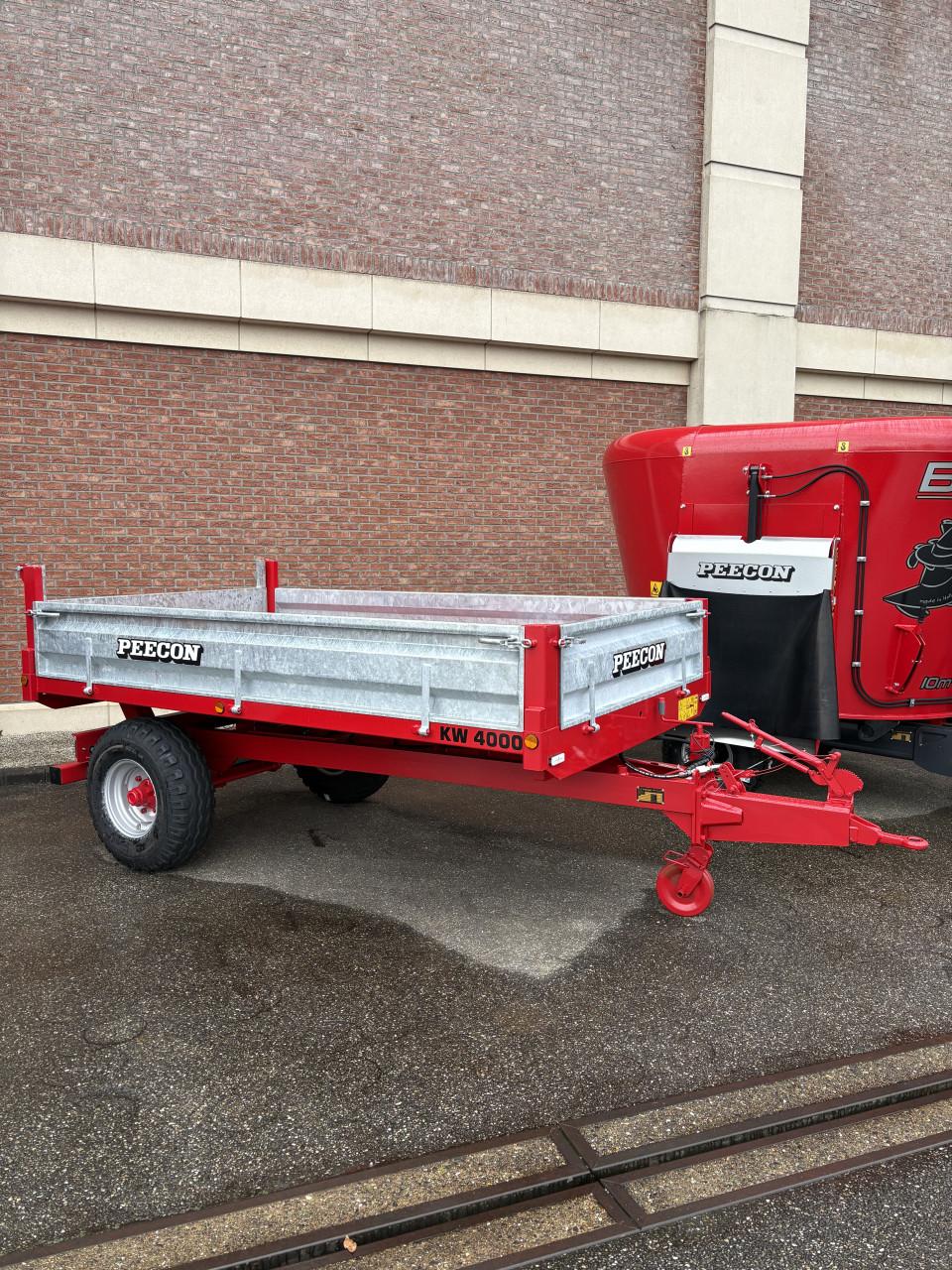 Nieuwe Peecon Kiepwagen 4000 (Keur op aanvraag)