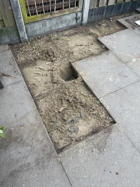 Gratis tegels en zand