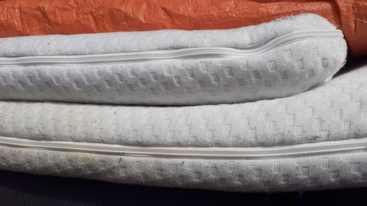 Boxspring XXI 180 x 220 cm zgan (Karlsson) 2 x stuks 90 x 220 cm..!!