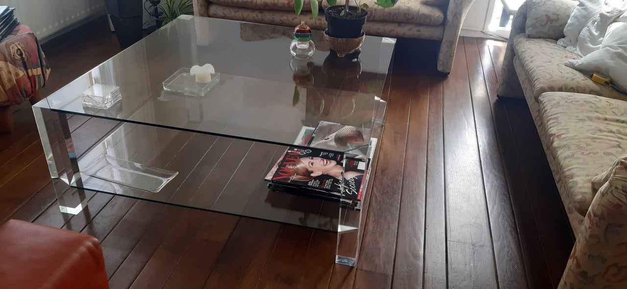 Glazen tafel