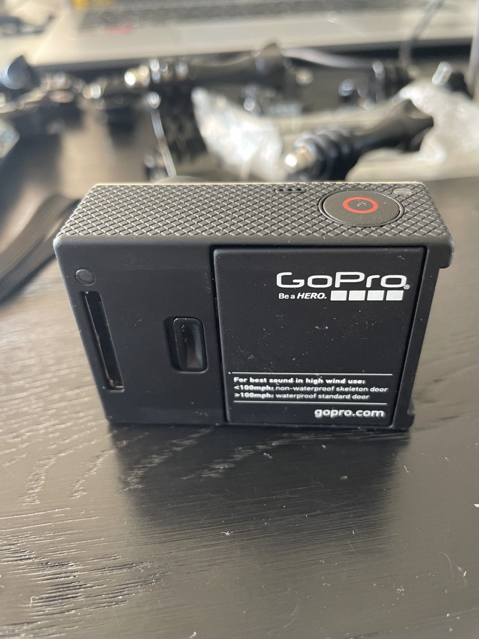 GoPro Hero 3+ Black Edition, waterdichte behuizing + vele accessoires.