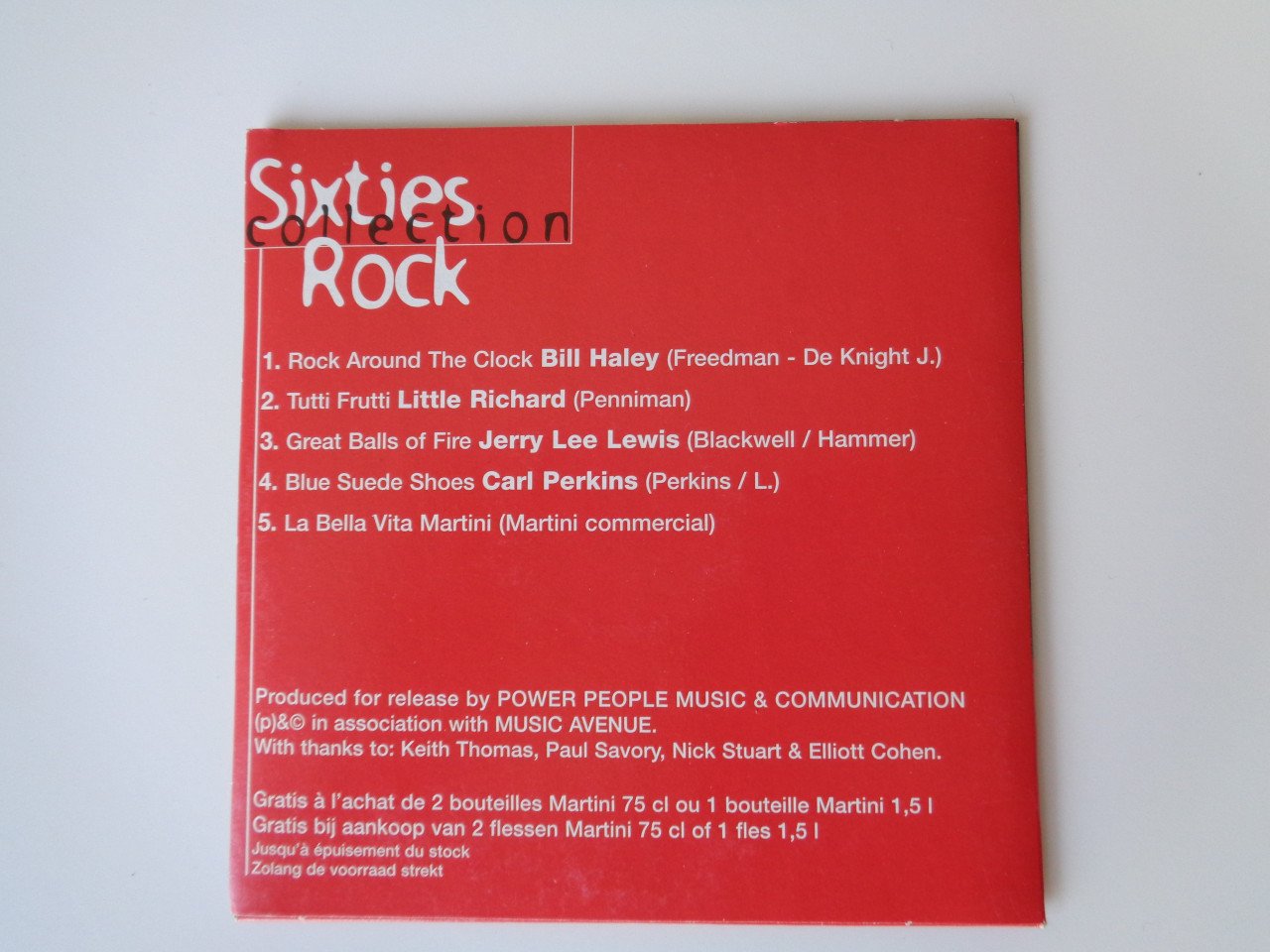 3 cd's Martini Il Momento 60'S collection
