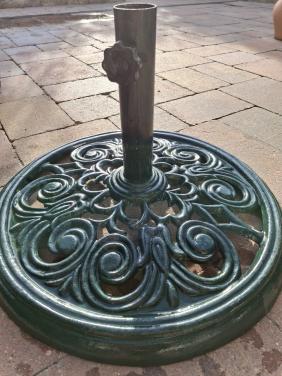 Gietijzeren parasolvoet