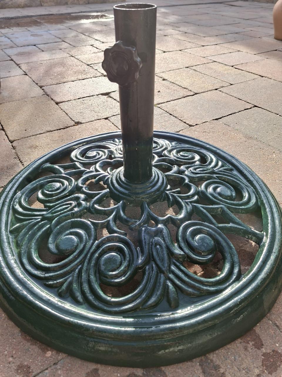 Gietijzeren parasolvoet