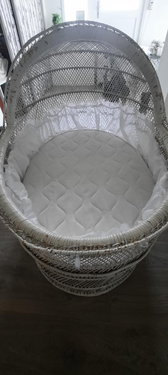 Vintage rotan wieg