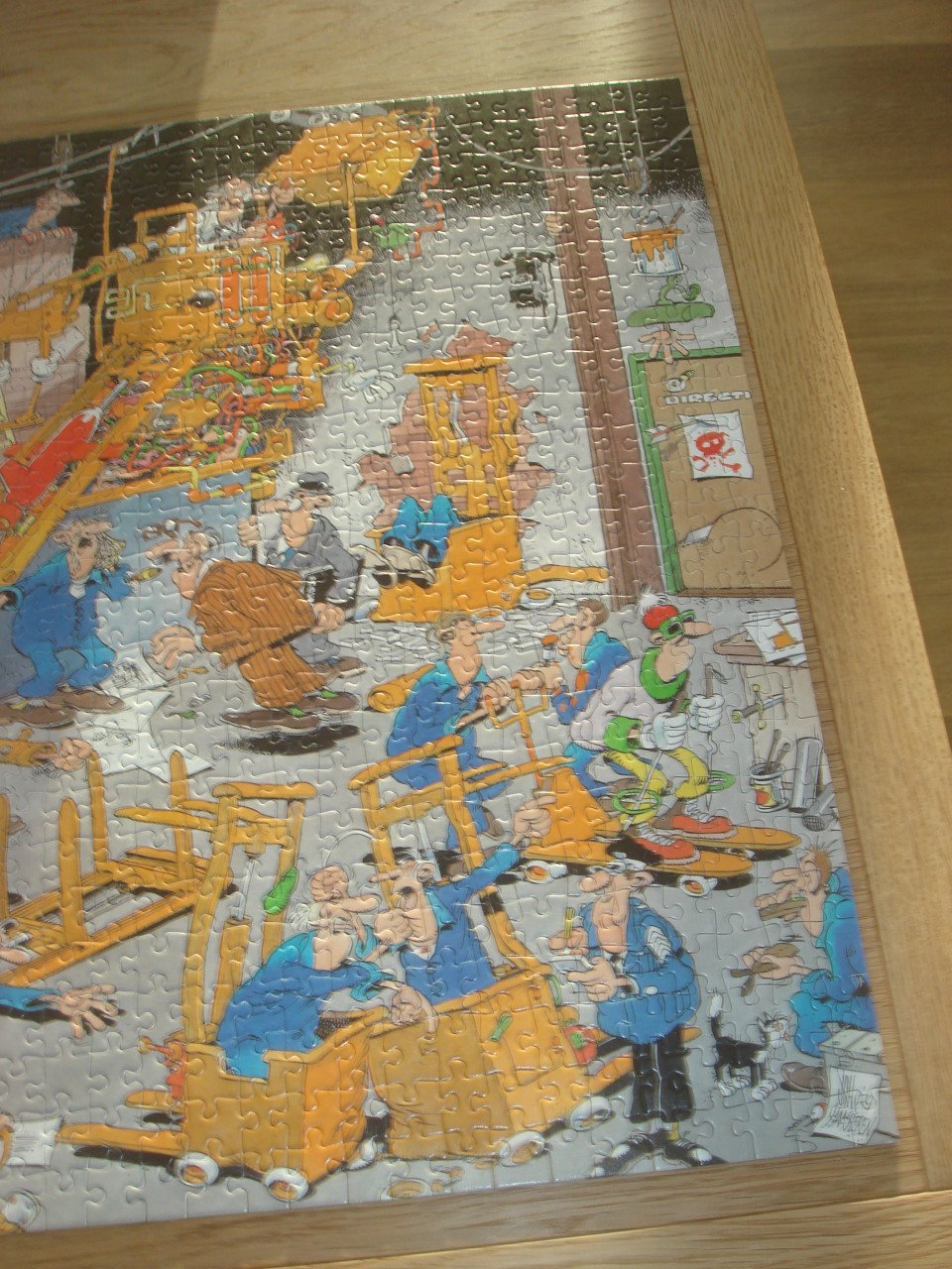 Complete Jan van Haasteren puzzel Karren maar 1000 Stukjes