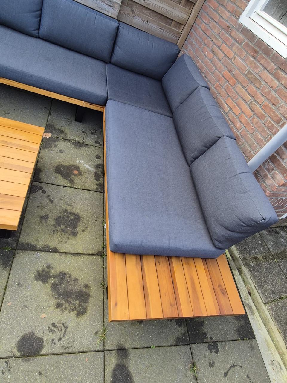 Aluminium loungeset (BEZORGING MOGELIJK)