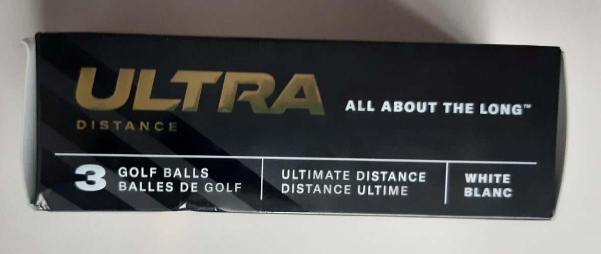 Golfbal: Wilson ultra distance, white/blanc