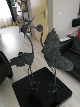Metalen vogels